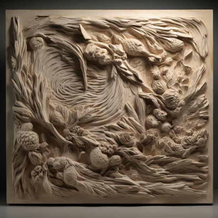 نموذج ثلاثي الأبعاد لآلة CNC 3D Art 